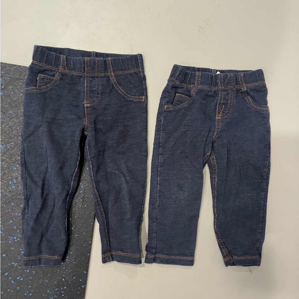 Baby Jean leggings-2 pairs